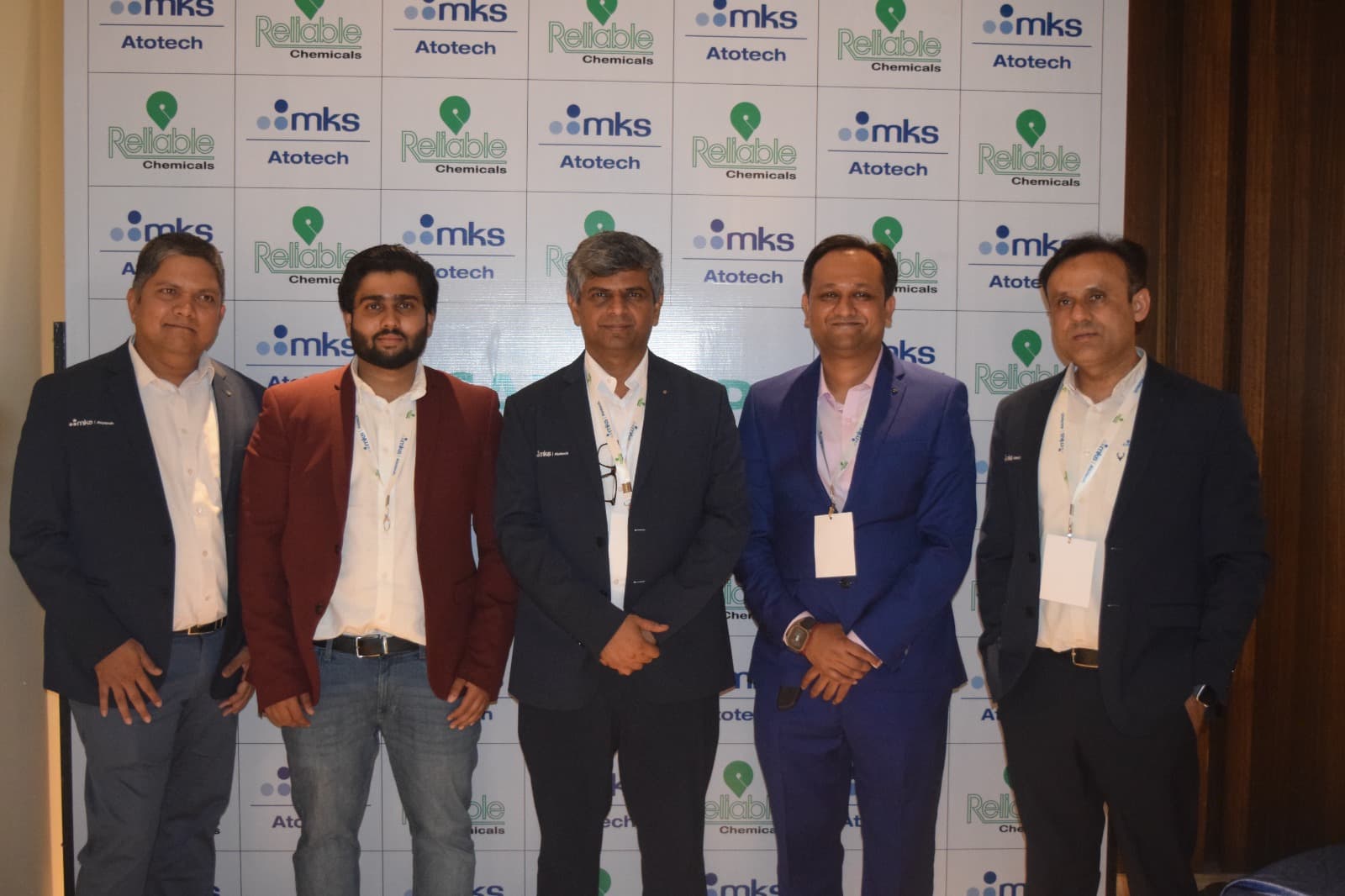 Reliable Chemicals and Atotech partnership group photo